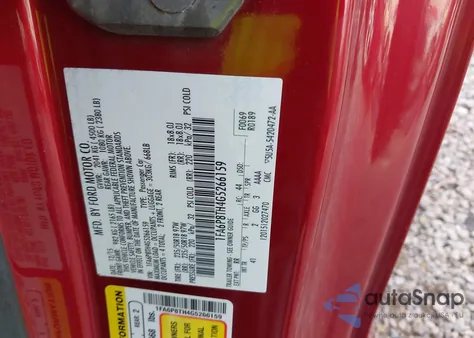 2016 Ford Mustang Ecoboost from USA, damaged, VIN 1FA6P8TH4G5266159